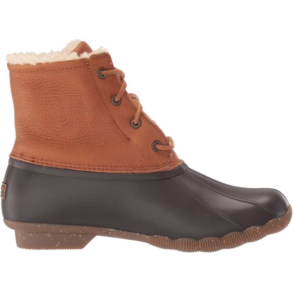 Sperry Tan and Black Winter Boots - Picture 3 of 4